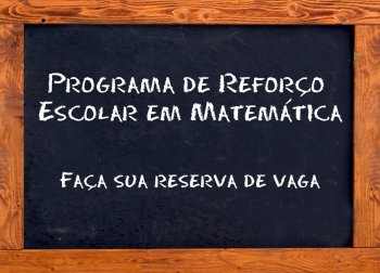Curso de Matemática oferece reforço escolar